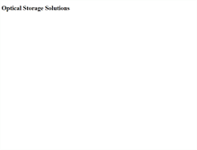 Tablet Screenshot of opticalstoragesolutions.com